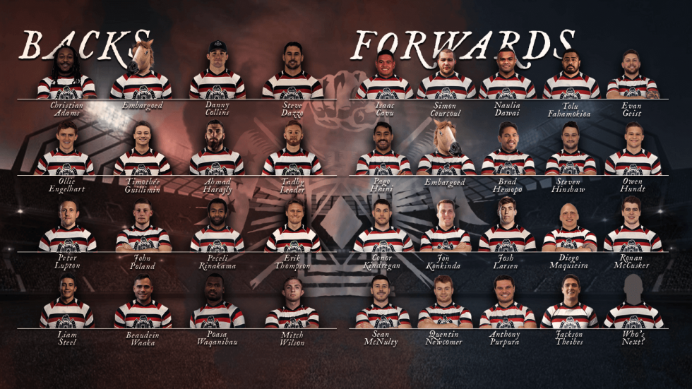 The New England Free Jacks Announce World Class Preliminary Roster for Inaugural 2020 Season in Major League Rugby