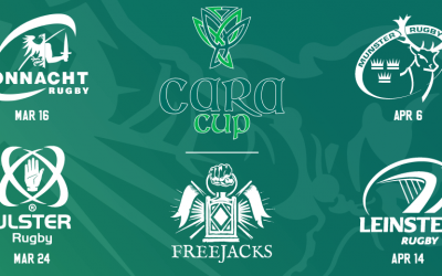New England Free Jacks Announce Venues, Kickoff Times, & Tickets for the Cara Cup