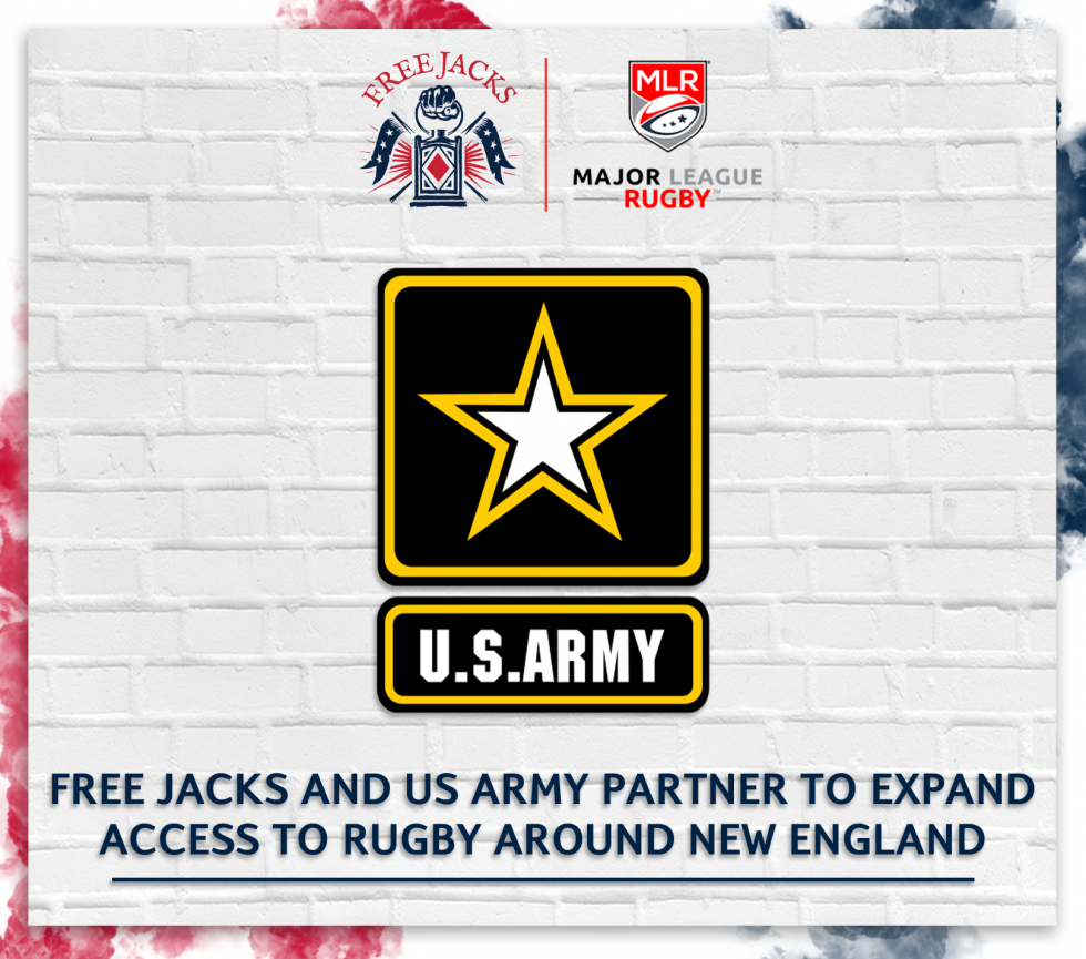 NEW ENGLAND FREE JACKS AND U.S. ARMY PARTNER TO EXPAND ACCESS TO RUGBY AROUND NEW ENGLAND