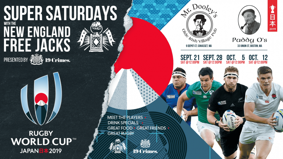 The Rugby World Cup is here. Join Us!