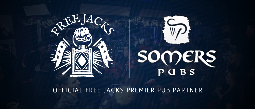 SOMERS PUBS NAMED NEW ENGLAND FREE JACKS OFFICIAL PREMIER PUB PARTNER