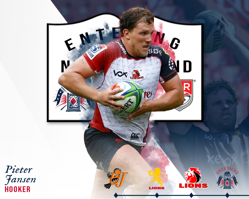 Free Jacks Sign Super Rugby Hooker, Pieter Jansen