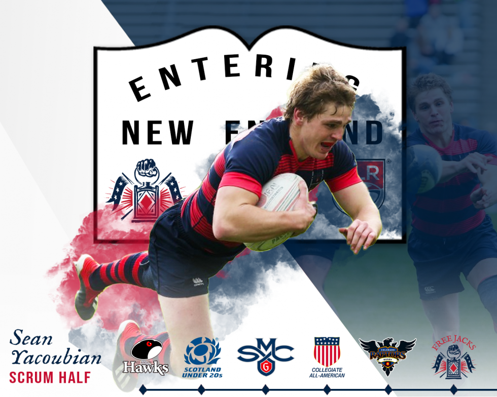 Free Jacks sign Colorado Raptors Scrum-half Sean Yacoubian