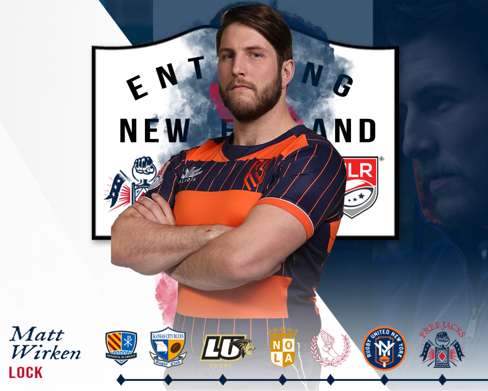 Free Jacks Sign Matt Wirken for the 2021 Season of Major League Rugby