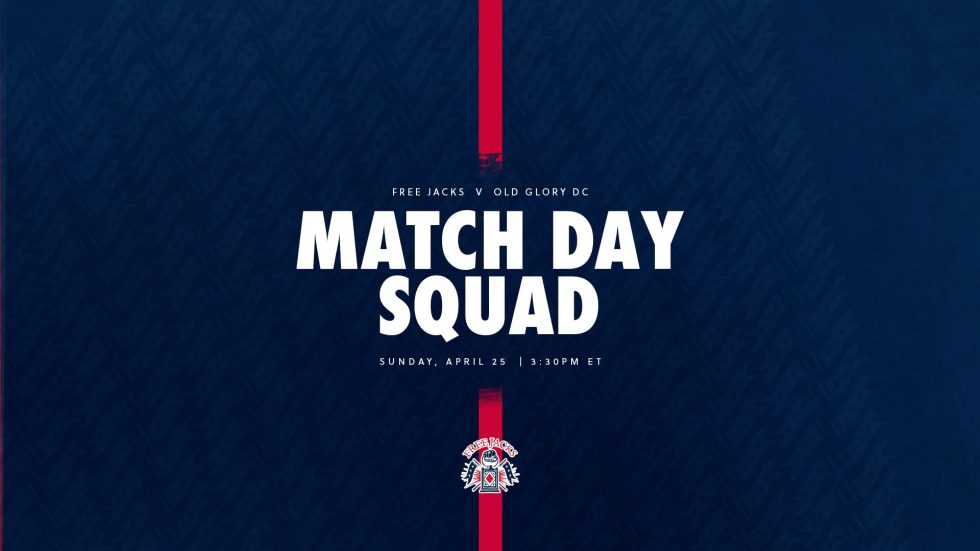 Free Jacks Named to face Old Glory DC this Sunday