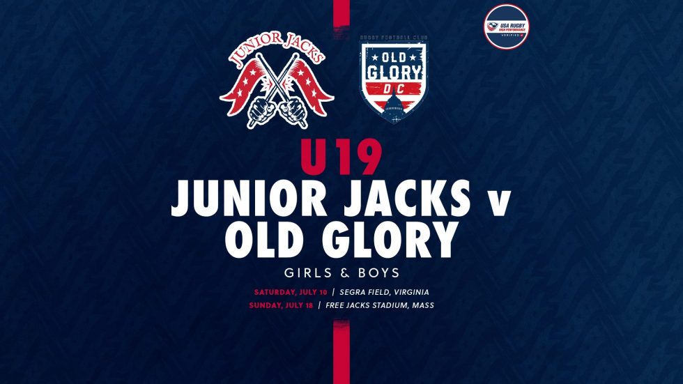 New England Free Jacks and Old Glory DC Announce U-19 Academy Teams Competition Schedule