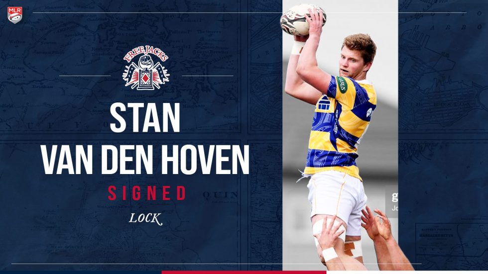 Former Bay of Plenty and Chiefs Lock, Stan van den Hoven, Signs With New England Through 2023