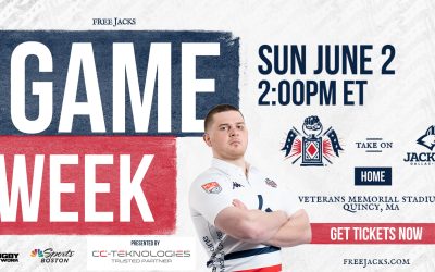 Free Jacks Return Home Looking to Hold Their Spot Atop The Eastern Conference Against Dallas