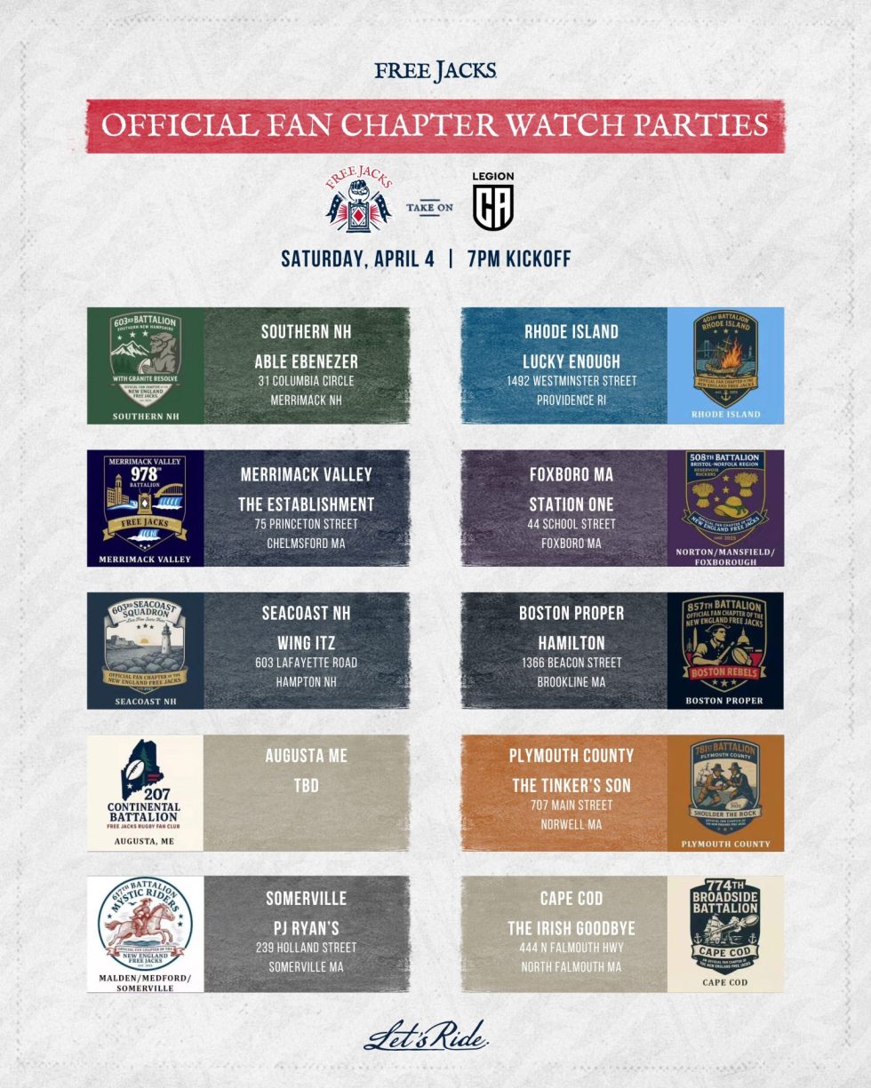 April 4th vs California Legion Watch Parties